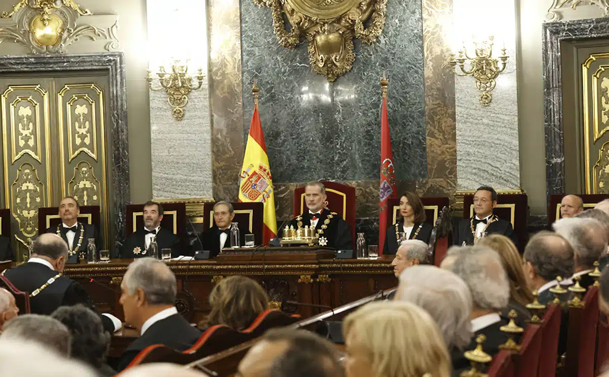 El expresidente del CGPJ y del Tribunal Supremo, Carlos Lemes, ausente en el acto de apertura de tribunales