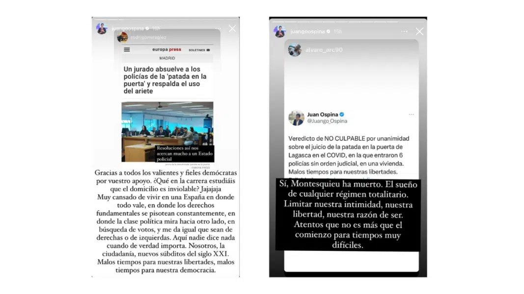 comentarios del abogado Juan Gonzalo Ospina.