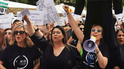 El Sindicato de Abogados Venia defiende el derecho a la huelga del turno de oficio y la convocatoria de mañana
