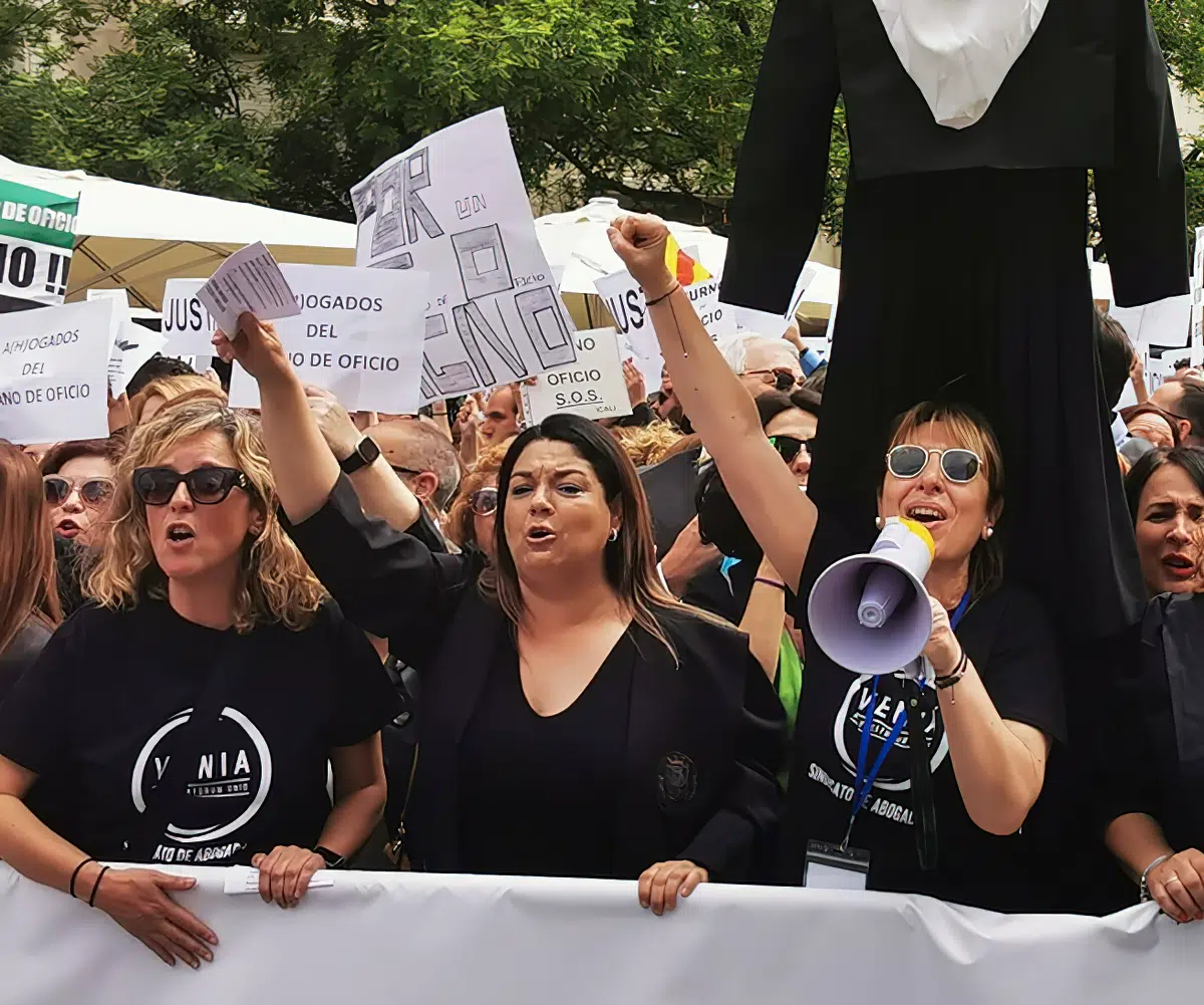 El Sindicato de Abogados Venia defiende el derecho a la huelga del turno de oficio y la convocatoria de mañana