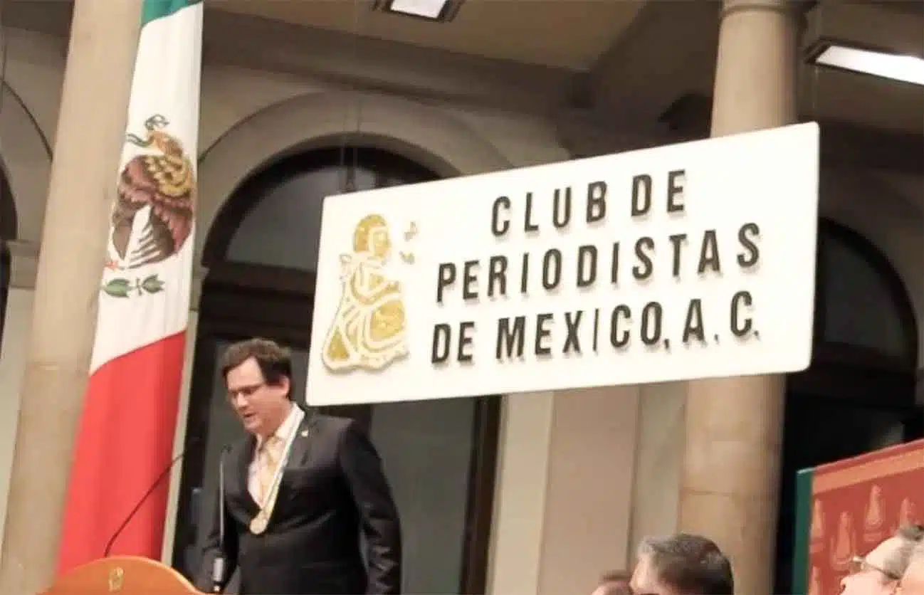 Guillermo Rocafort, Premio Internacional de periodismo del Club de Periodistas de México