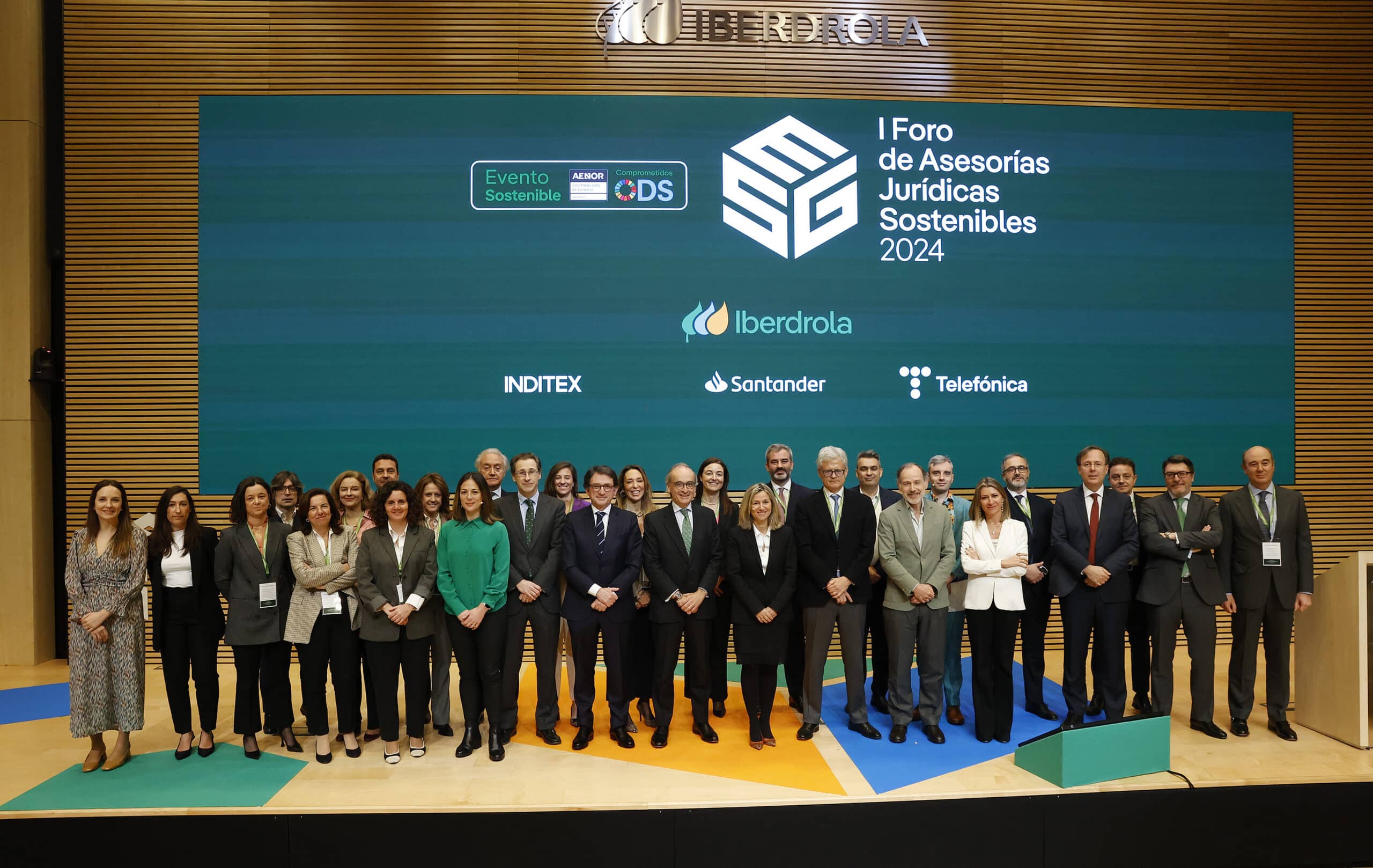Nace el primer foro de asesorías jurídicas sostenibles de la mano de Iberdrola, Inditex, Santander y Telefónica