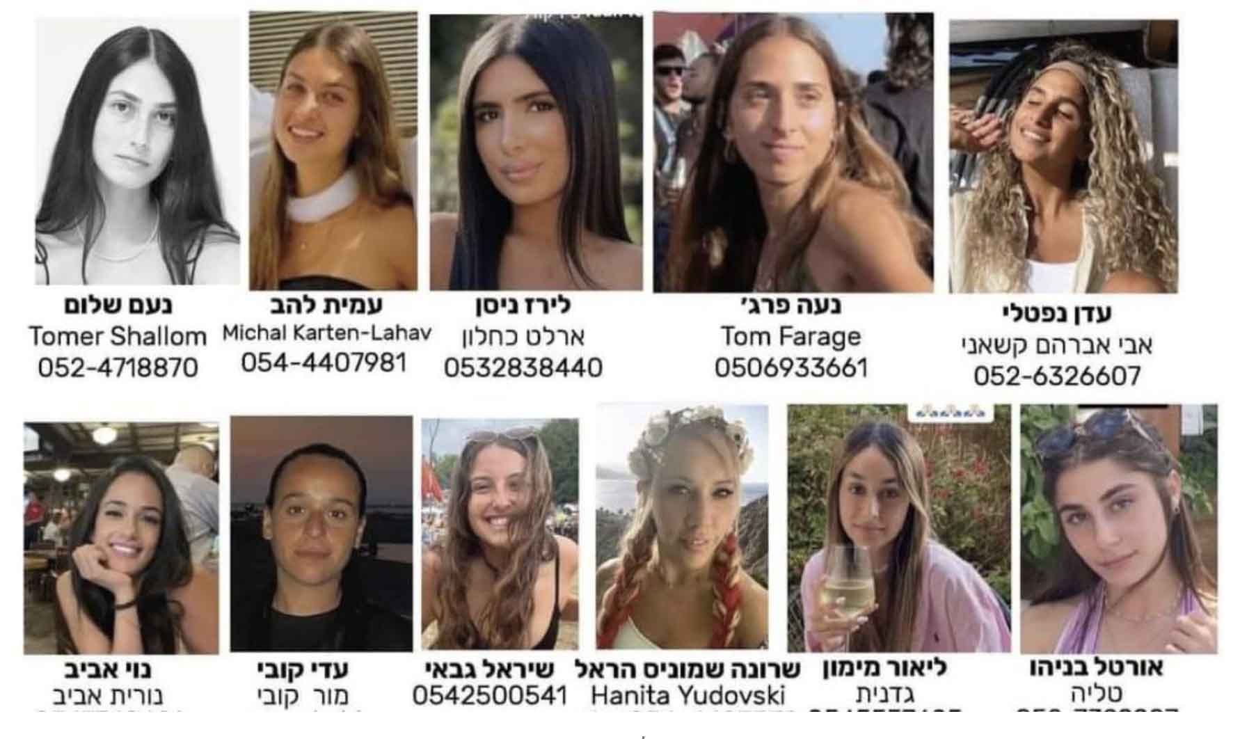 Violaciones masivas de mujeres y hombres, un informe israelí ante la ONU detalla las atrocidades sádicas cometidas en el ataque de Hamas