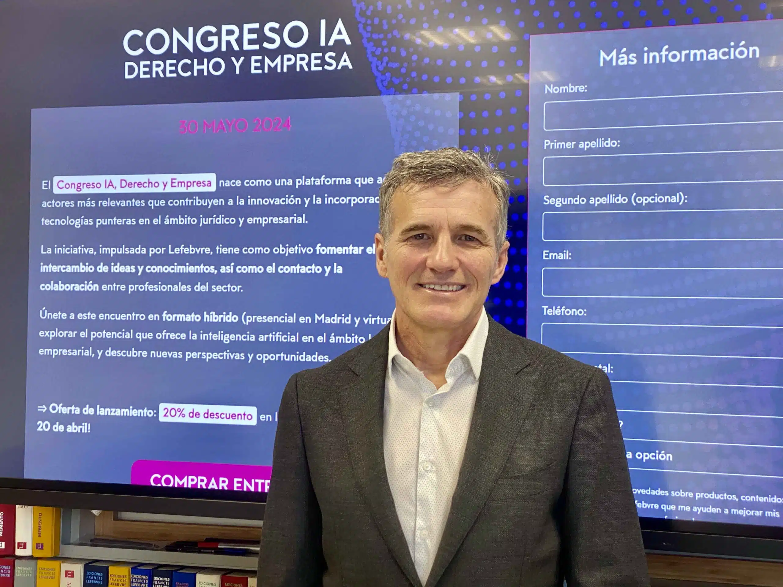José Ángel Sandín, CEO de Lefebvre: “La IA aporta una eficiencia tan significativa que los profesionales no podrán prescindir de ella”