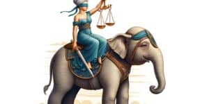 Justicia montada en elefante copia