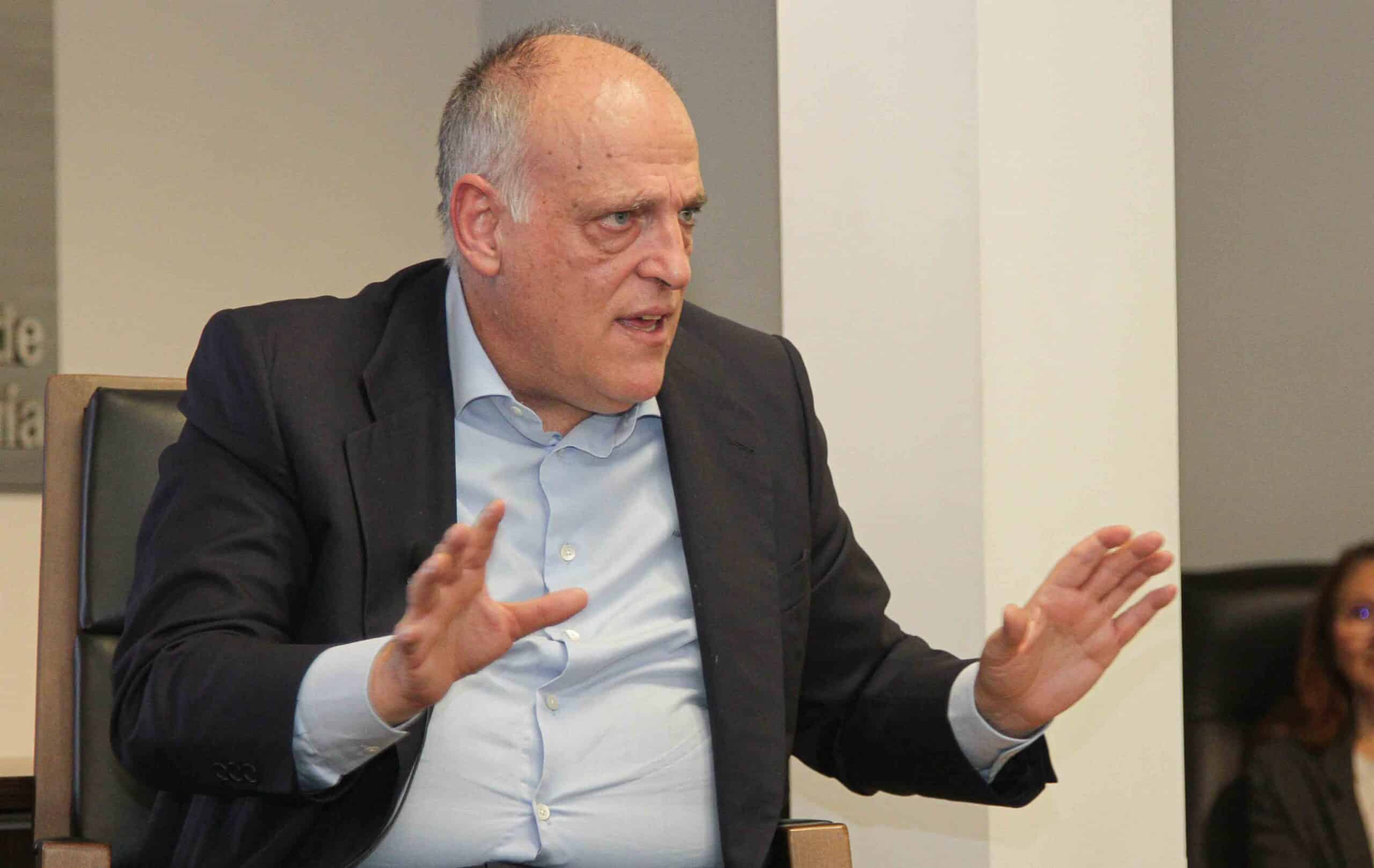 El TAD abre un expediente sancionador a Javier Tebas tras una denuncia del Real Madrid