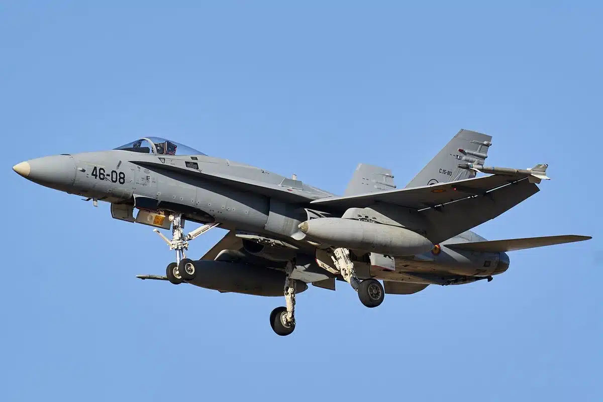 Un piloto de F-18, condenado por chocarse contra un tendido eléctrico por “esquivar pájaros”