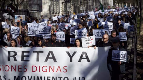 El Movimiento #J2 vuelve hoy a la calle para reivindicar mejores pensiones para los mutualistas