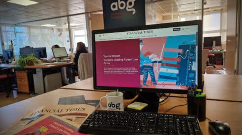 ABG IP mejor despacho de patentes de España y quinto de Europa, según «Financial Times»