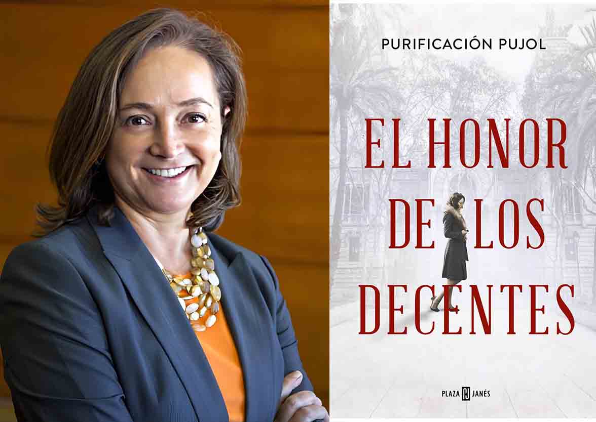 Purificación Pujol, abogada y exjuez sustituta, se arranca como novelista con «El honor de los decentes»