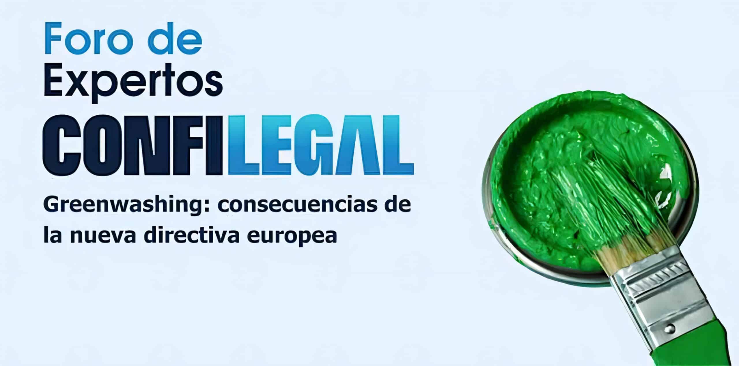 El «greenwashing» a debate en el Foro de Expertos Confilegal que tendrá lugar en el ICAM el 9 de julio