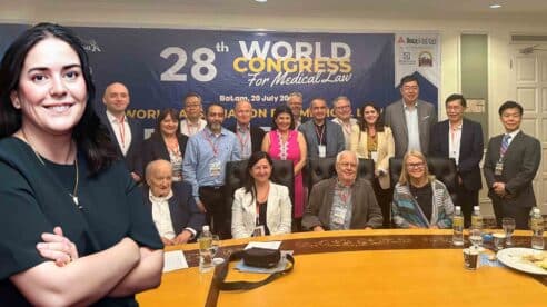 La abogada española Ofelia de Lorenzo, gobernadora en la World Association for Medical Law (WAML) 