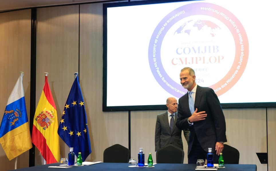 El Rey Felipe VI, en su intervención. Foto: Casa Real