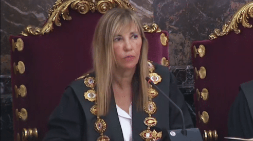 Isabel Perelló recuerda que el Estado de Derecho requiere que los jueces actúen «sin presiones de ningún grupo de poder»