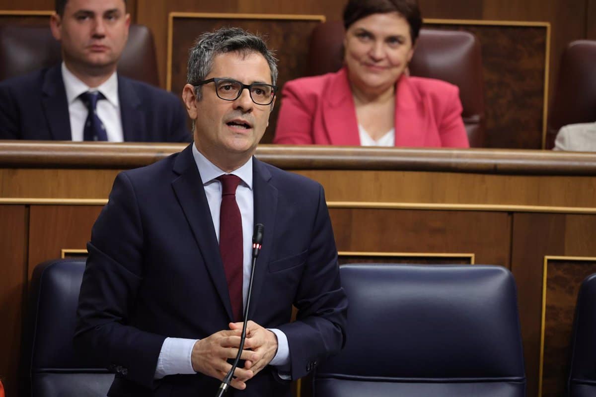 Félix Bolaños hace gala del nuevo CGPJ en su encontronazo con Cayetana Álvarez de Toledo en el Congreso