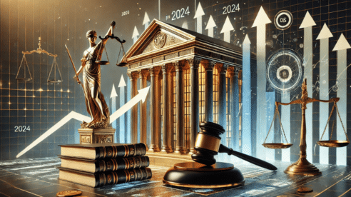 Los 100 mejores bufetes estadounidenses registran un notable incremento en sus tarifas en 2024