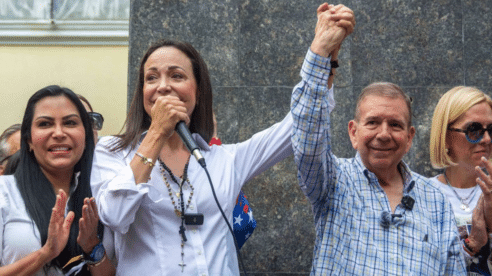María Corina Machado y Edmundo González, premio Sájarov a la libertad de conciencia del Parlamento Europeo
