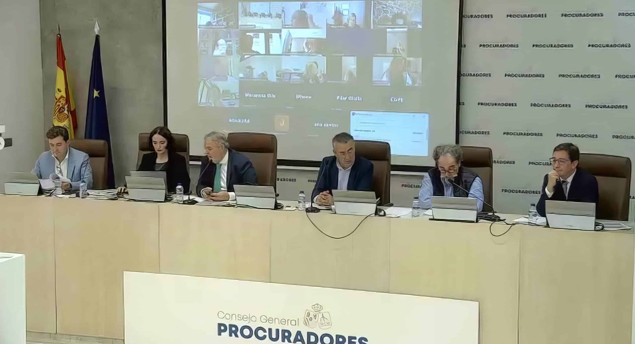 La candidatura de Javier Sánchez presenta a los decanos su programa para potenciar y dignificar el ejercicio profesional de la Procura