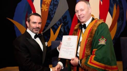 El abogado y ‘barrister’, Josep Gálvez, admitido como ‘Freeman’ de la ‘Worshipful Company of Arbitrators’ en la City de Londres