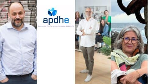 César Pintó, la APDH, el portal parainmigrantes.info y María Auxiliadora Trujillo, Premios Derechos Humanos del CGAE