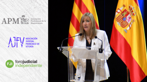 Las asociaciones judiciales respaldan a la presidenta del CGPJ y su defensa del sistema de acceso a la judicatura