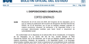 El BOE publica la derogación de los decretos que contienen la subida de pensiones y el gravamen energético