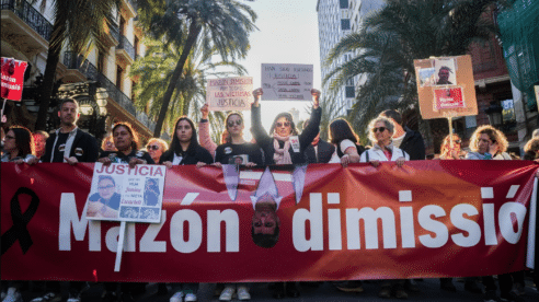 Una nueva manifestación por la Dana en Valencia  reclama «justicia» y exige la dimisión de Mazón