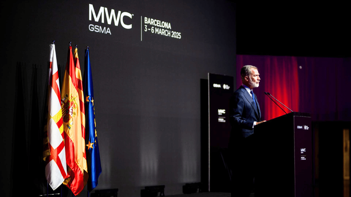 El Rey defiende «la legítima defensa» y la integridad territorial de Ucrania en el Mobile World Congress