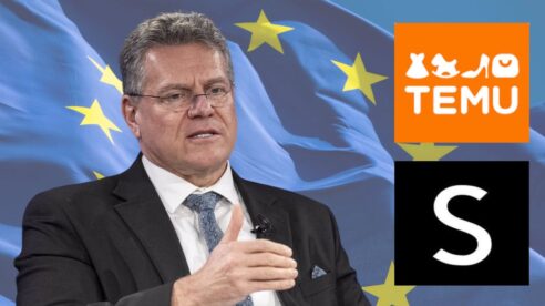 Bruselas baraja cobrar una tasa de 2 euros a compras de plataformas como Temu o Shein