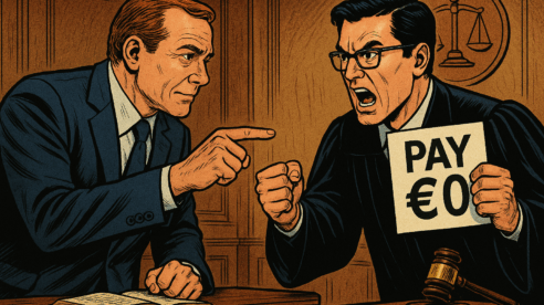 El «mal perder» de un abogado le lleva proponer pagar «cero euros» a los abogados contrarios en la impugnación de costas