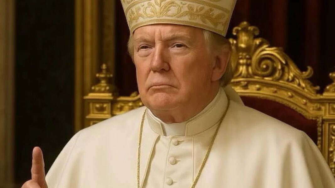 Donald Trump comparte en redes sociales una foto vestido de Papa hecha con IA