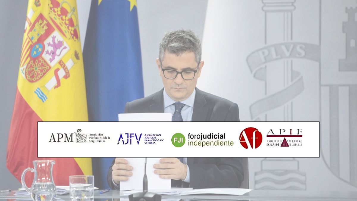 5 de las 7 asociaciones de jueces y fiscales cargan contra la reforma de acceso a la Carrera: «es un serio retroceso del Estado de Derecho»