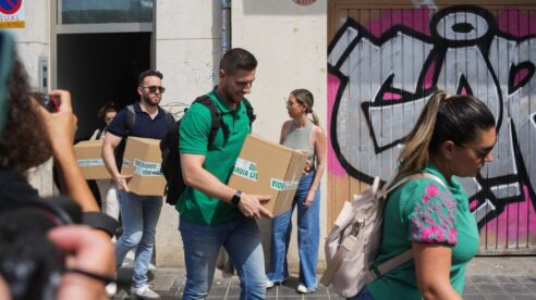 La UCO concluye el registro en la casa del exministro Ábalos, tras casi diez horas