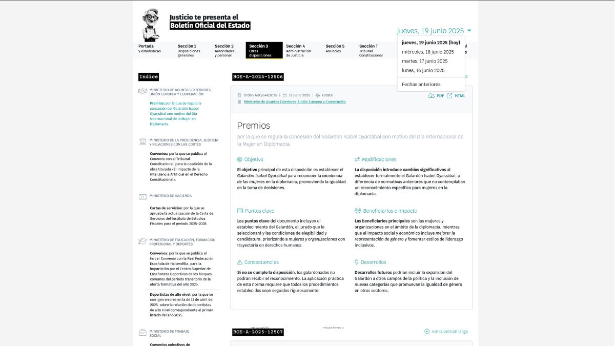 El BOE, ahora sí, al alcance de los juristas: Justicio lanza una nueva forma de consultarlo fácil, ágil y gratuita