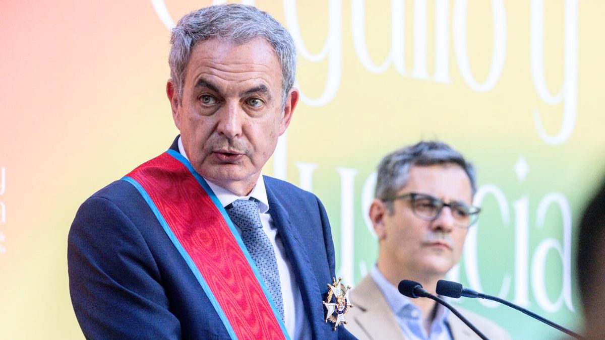 Zapatero recibió la máxima condecoración del Ministerio de Justicia: la Gran Cruz de la Orden de San Raimundo de Peñafort