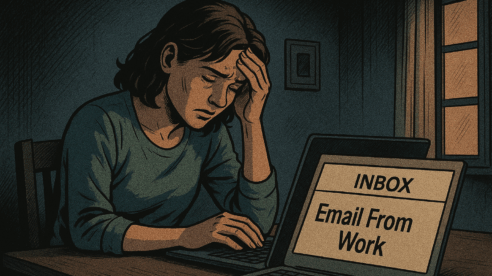 Cuando la empresa te manda un email estando de baja por ansiedad: un agravante, pero sin afectar a la integridad física