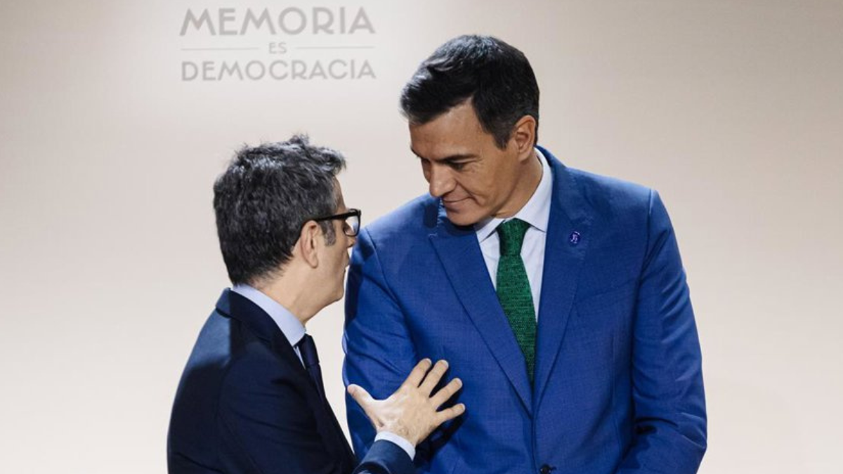 O pruebas, o rectificación: AJFV y FJI cargan contra Sánchez y Bolaños por afirmar que algunos jueces incurren en prevaricación