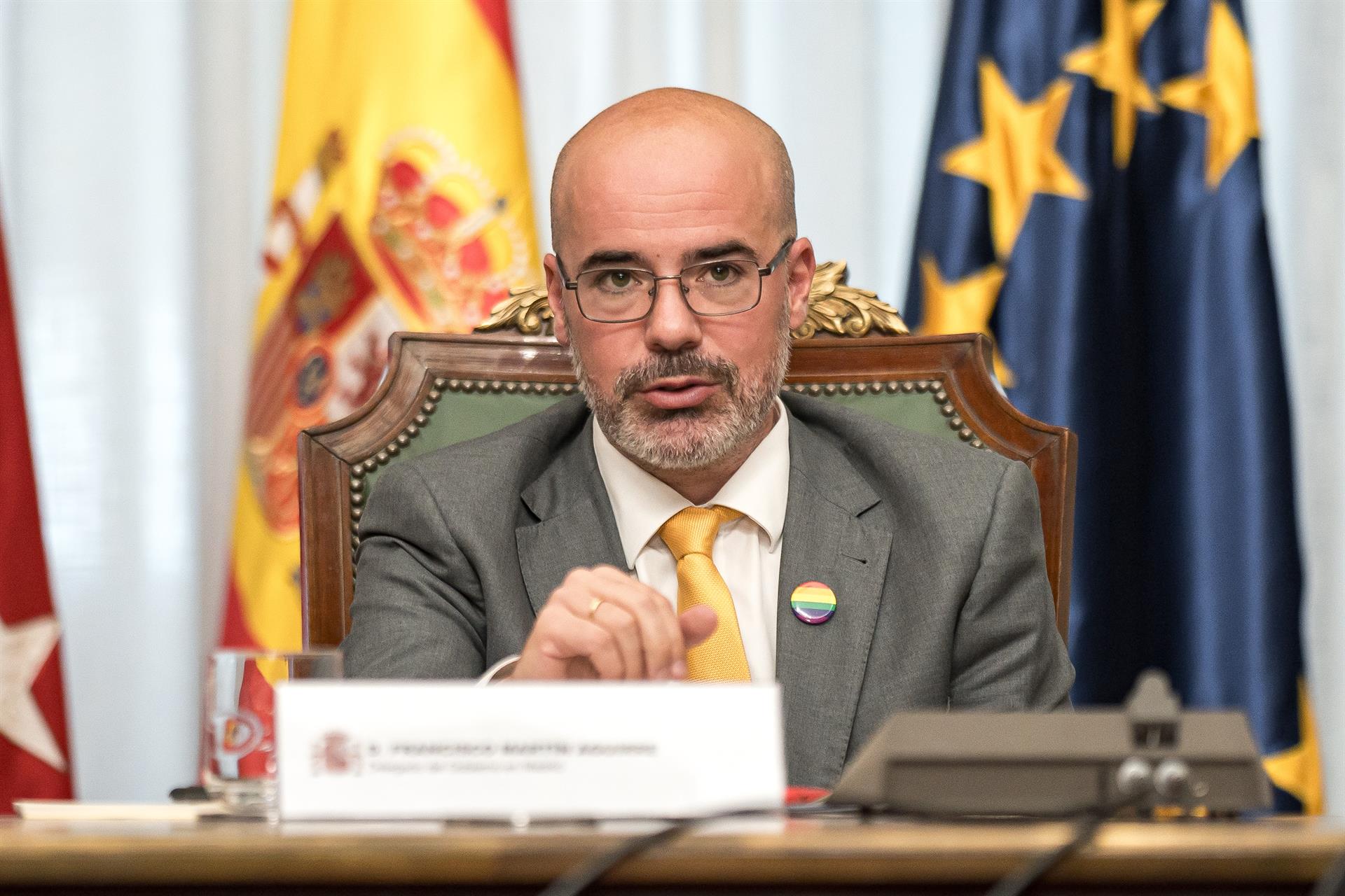 El delegado del Gobierno en Madrid, Francisco Martín Aguirre.
