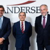 De izquierda a derecha, Borja de Gabriel, Juan Martínez y Pablo Gómez-Acebo, Andersen