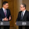 Pedro Sánchez y Keir Starmer
