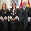 De izquierda a derecha: la teniente fiscal María Ángeles Sánchez Conde; la fiscal Superior de la Comunidad de Madrid, María Isabel Martín López; la FGE, Teresa Peramato; el nuevo fiscal jefe provincial de Madrid, José Luis García-Juanes, y la  presidenta en funciones del TSJM, María Aurora de la Cueva Aleu. Foto: Confilegal